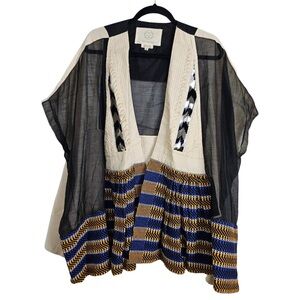 NEW Anthropologie (Amit Aggarwal) Stripe Kimono